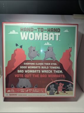 Hand-to-Hand Wombat Party Game